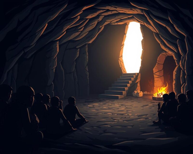 como es el mito de la caverna