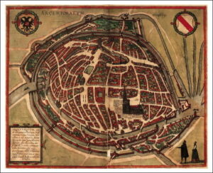 La epidemia de baile de 1518: El misterio de Estrasburgo 1 mapa epidemia baile 1518