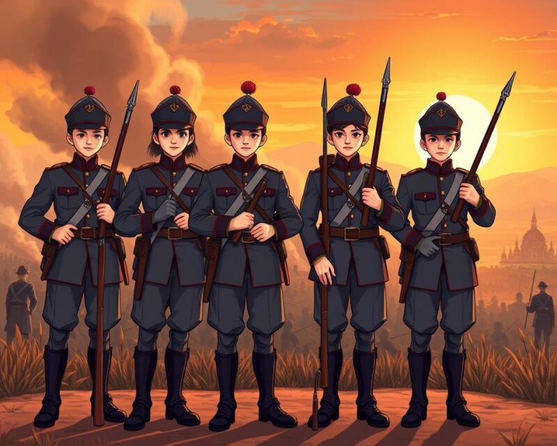 seis cadetes seis cadetes