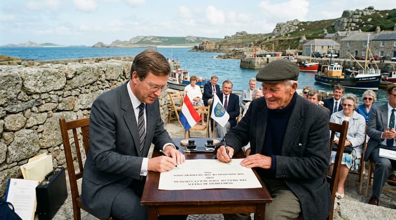 La guerra de los 335 años 2 firma del tratado de paz