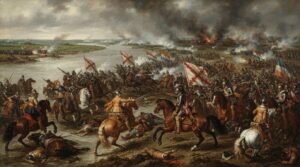 Batalla de Mook (1574): la herencia militar del duque de Alba que aplastó a los Nassau 5 Choque de caballería española y rebelde a orillas del río Mosa durante la batalla de Mook