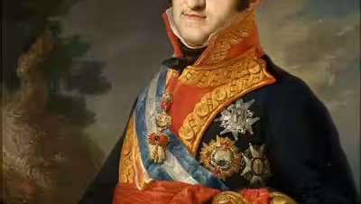 Retrato de Fernando VII, el rey conocido primero como "el Deseado" y después como "el Felón"